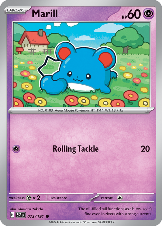 Surging Sparks - 073/191 - Marill