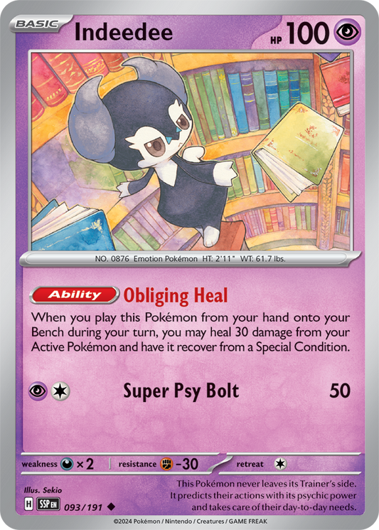 Surging Sparks - 093/191 - Indeedee