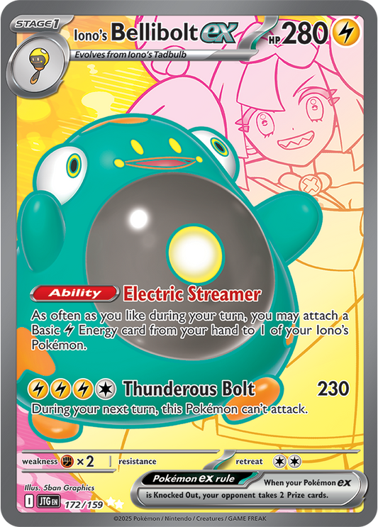 Journey Together - 172/159 - Iono's Bellibolt ex