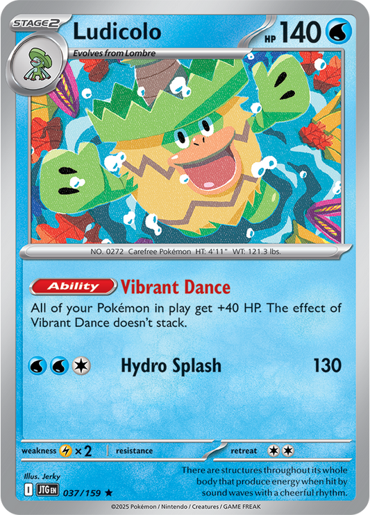 Journey Together - 037/159 - Ludicolo - Holo