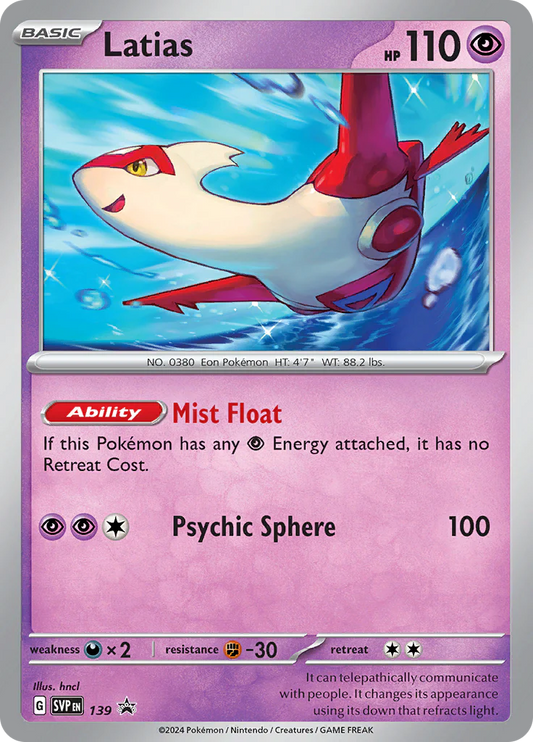 Black Star Promos - SVP139 - Latias - Holo