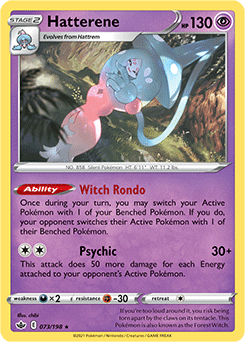 Chilling Reign - 073/198 - Hatterene - Non Holo