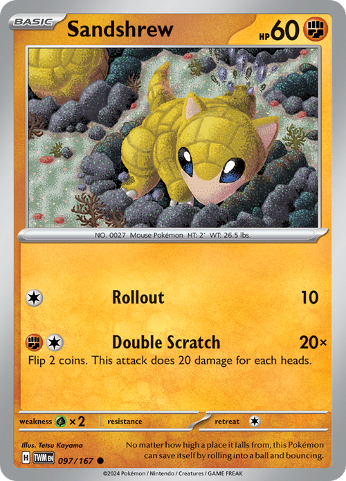 Twilight Masquerade - 097/167 - Sandshrew