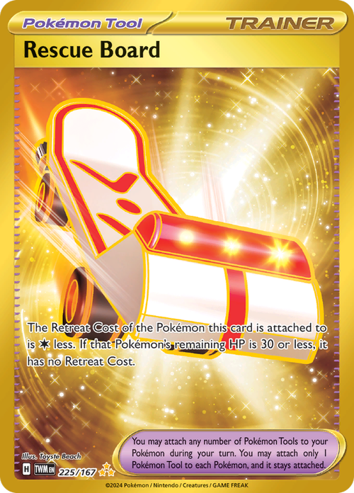 Twilight Masquerade - 225/167 - Rescue Board (Gold)