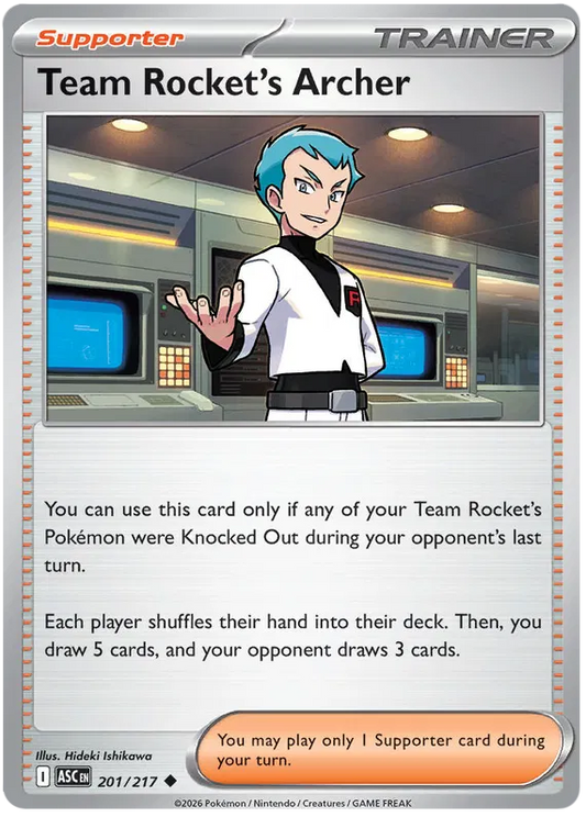 Ascended Heroes - 201/217 - Team Rocket's Archer