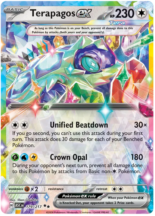 Ascended Heroes - 179/217 - Terapagos ex