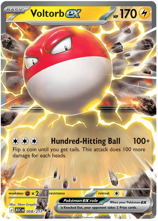 Ascended Heroes - 058/217 - Voltorb ex