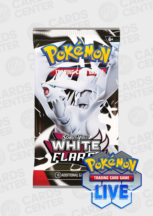 Live Code Card: White Flare Booster Pack