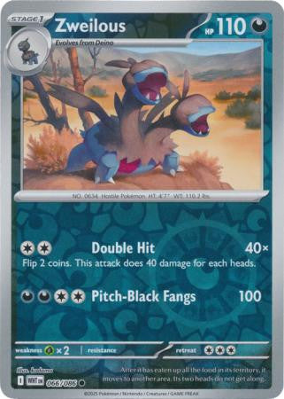 White Flare - 066/086 - Zweilous - Reverse Holo