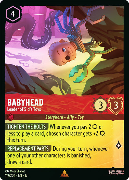 Wilds Unknown - 119/204 - Babyhead - Leader of Sid's Toys - Foil