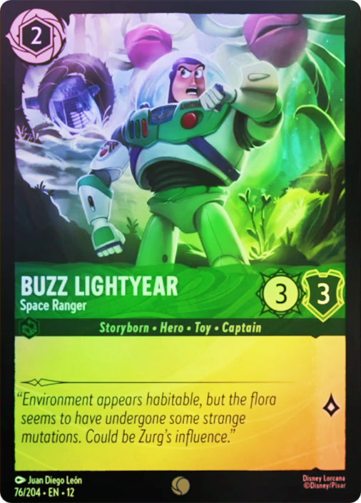 Wilds Unknown - 076/204 - Buzz Lightyear - Space Ranger - Foil