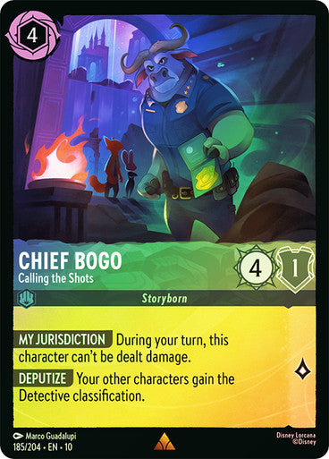 Whispers in the Well - 185/204 - Chief Bogo - Calling the Shots - Foil