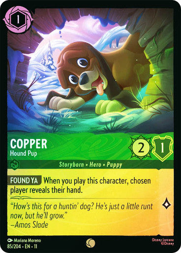 Winterspell - 085/204 - Copper - Hound Pup - Foil