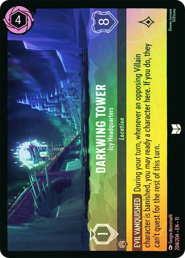 Winterspell - 204/204 - Darkwing Tower - Icy Headquarters - Foil