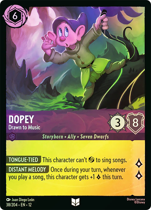 Wilds Unknown - 038/204 - Dopey - Drawn to Music - Foil
