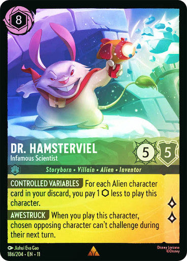 Winterspell - 186/204 - Dr. Hamsterviel - Infamous Scientist - Foil