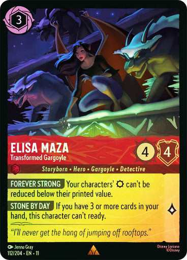 Winterspell - 112/204 - Elisa Maza - Transformed Gargoyle - Foil
