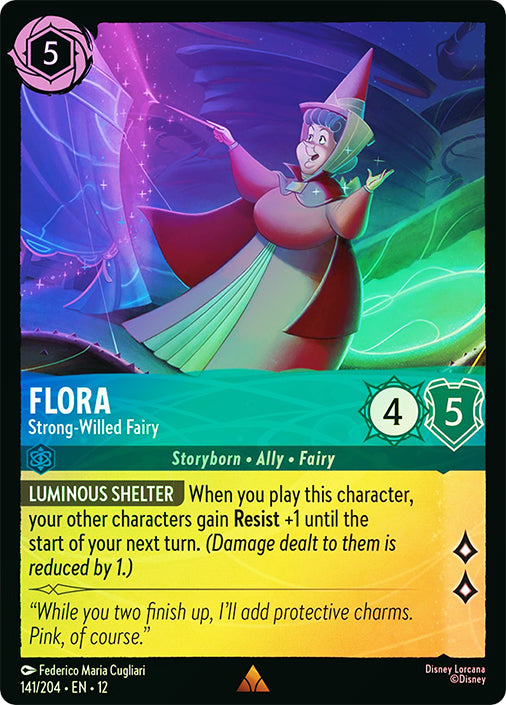 Wilds Unknown - 141/204 - Flora - Strong‐Willed Fairy - Foil