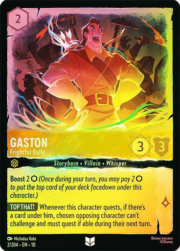 Whispers in the Well - 002/204 - Gaston - Frightful Bully - Foil