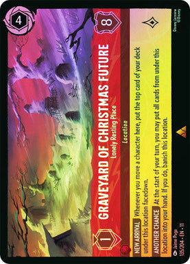 Winterspell - 135/204 - Graveyard of Christmas Future - Lonely Resting Place - Foil