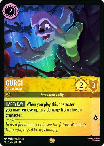 Whispers in the Well - 010/204 - Gurgi - Apple Lover - Foil