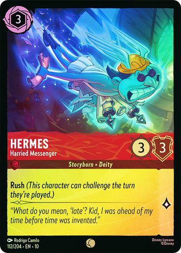 Whispers in the Well - 112/204 - Hermes - Harried Messenger - Foil