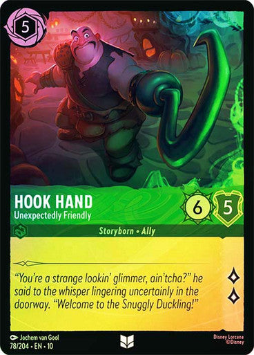 Whispers in the Well - 078/204 - Hook Hand - Unexpectedly Friendly - Foil