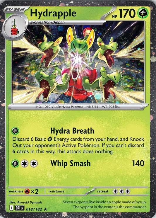 DRI - 018/182 - Hydrapple - Cosmos Holo