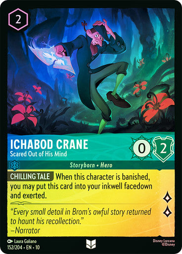 Whispers in the Well - 152/204 - Ichabod Crane - Scared Out of His Mind - Foil