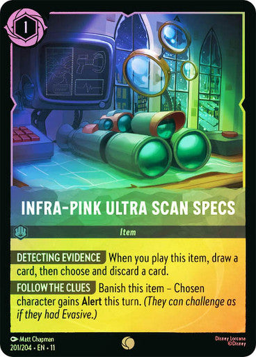 Winterspell - 201/204 - Infra-Pink Ultra Scan Specs - Foil