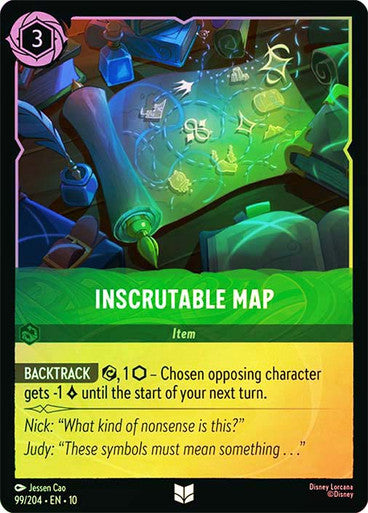 Whispers in the Well - 099/204 - Inscrutable Map - Foil