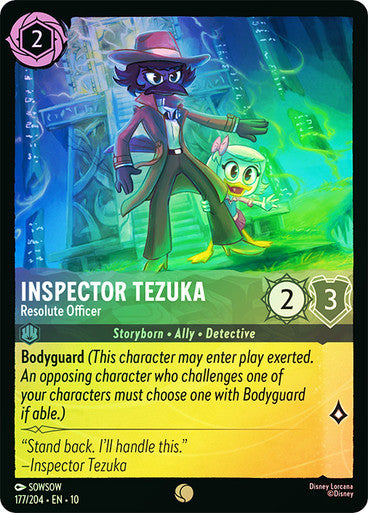 Whispers in the Well - 177/204 - Inspector Tezuka - Resolute Officer - Foil
