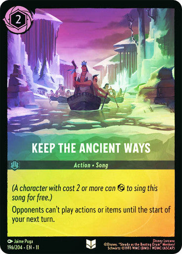 Winterspell - 196/204 - Keep the Ancient Ways - Foil