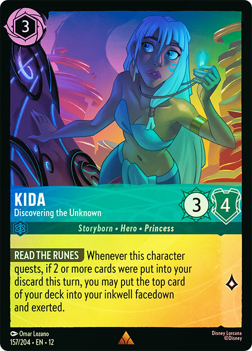 Wilds Unknown - 157/204 - Kida - Discovering the Unknown - Foil