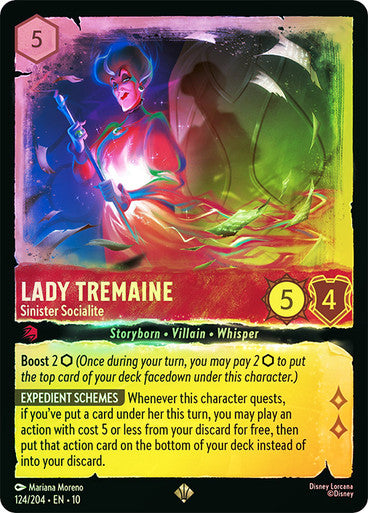 Whispers in the Well - 124/204 - Lady Tremaine - Sinister Socialite - Foil