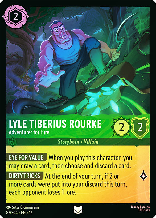 Wilds Unknown - 087/204 - Lyle Tiberius Rourke - Adventurer for Hire - Foil