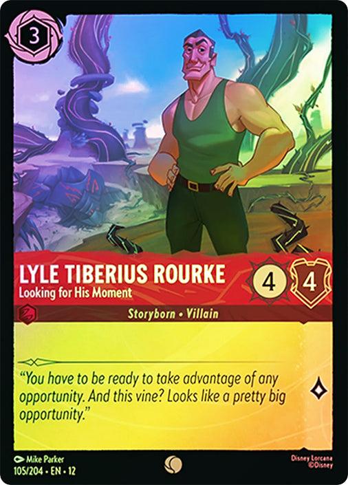 Wilds Unknown - 105/204 - Lyle Tiberius Rourke - Looking for His Moment - Foil