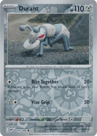White Flare - 070/086 - Durant - Reverse Holo