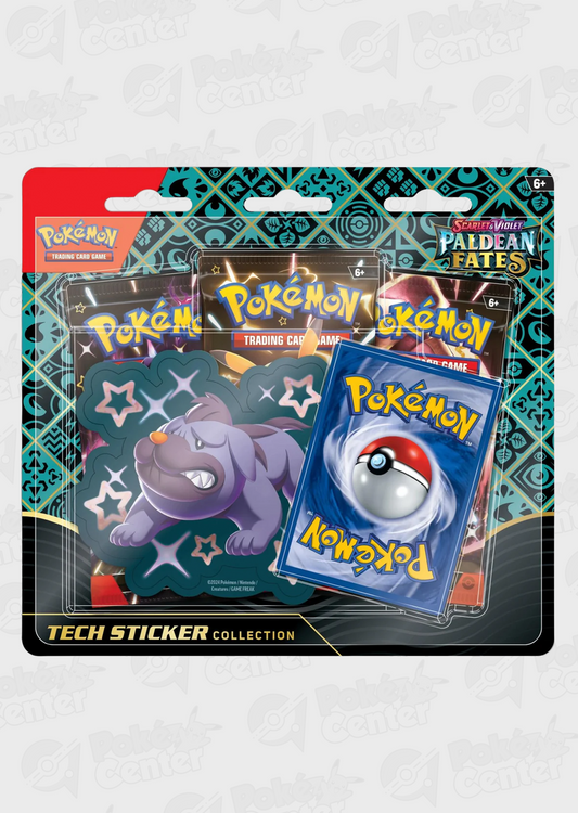 Paldean Fates: Tech Sticker Blister - Maschiff