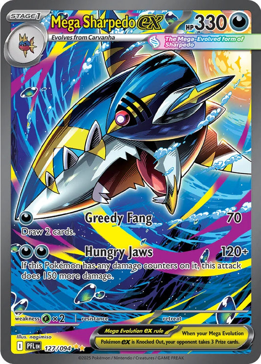 Phantasmal Flames - 127/094 - Mega Sharpedo ex