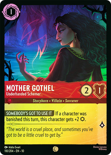 Whispers in the Well - 110/204 - Mother Gothel - Underhanded Schemer - Foil