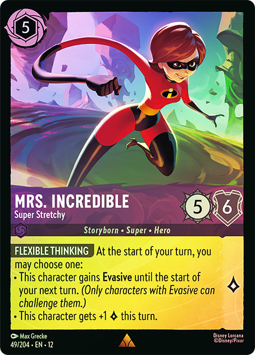 Wilds Unknown - 049/204 - Mrs. Incredible - Super Stretchy - Foil