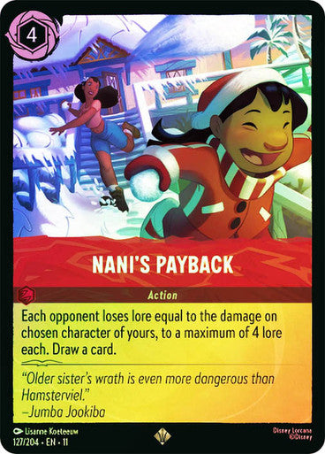 Winterspell - 127/204 - Nani's Payback - Foil