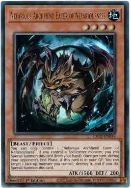 CH02-EN016 - Nefarious Archfiend Eater of Nefariousness