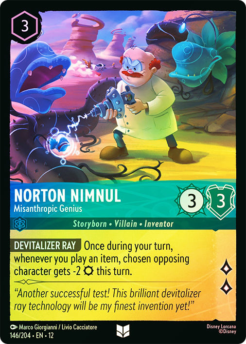Wilds Unknown - 146/204 - Norton Nimnul - Misanthropic Genius - Foil