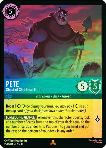 Winterspell - 154/204 - Pete - Ghost of Christmas Future - Foil