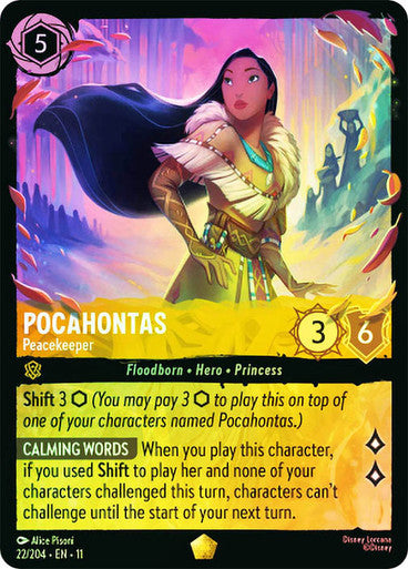 Winterspell - 022/204 - Pocahontas - Peacekeeper - Foil