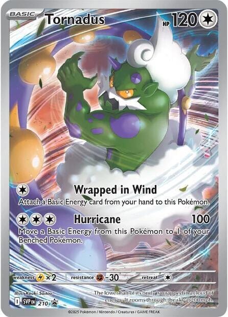 Black Star Promos - SVP210 - Tornadus (Sealed)