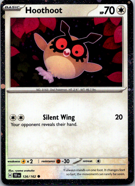 TEF - 126/162 - Hoothoot - Cosmos Holo