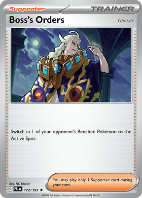 Paldea Evolved - 172/193 - Boss's Orders (Ghetsis) - Non Holo